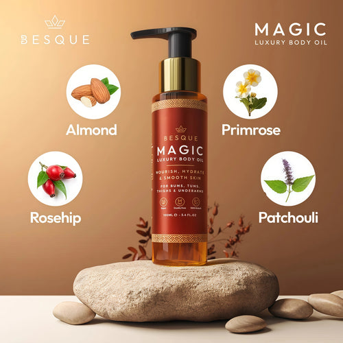 Besque Original Magic Body Oil - Hydrating Body Oils for Women - 100ml